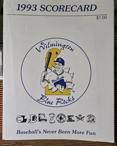 Tarjeta de puntuación Wilmington Blue Rocks 1993 - Imagen 1 de 1