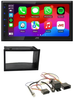 JVC Bluetooth USB MP3 2DIN DAB Autoradio für VW Golf 4 Passat Polo T4 Fox ISO Ph - Bild 1 von 4
