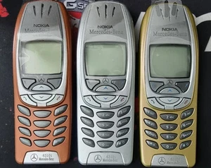 Rare Mercedes Benz Nokia 6310i- Gold&Silver(Unlocked) Superb Condition  - Afbeelding 1 van 10