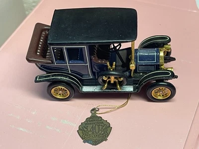 MATCHBOX BLACK 1910 BENZ LIMOUSINE MODELS of YESTERYEAR 40TH ANNIVERSARY w/ Tag - Image 1 of 4