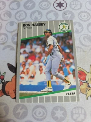1989 Fleer - Ron Hassey #9 - Image 1 of 2