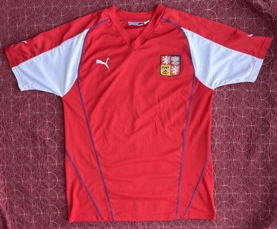 Vintage 2000s PUMA Czech Republic National Team Home Soccer Jersey Men's Size XL - Image 1 of 4