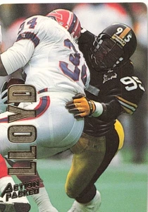Tarjeta de fútbol americano Greg Lloyd 1993 llena de acción #121 Pittsburgh Steelers LB - Imagen 1 de 2