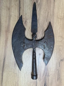 Ancient Battle Iron Ax with Ornament Kievan Rus Viking Era Weapon - Rare - Picture 1 of 19
