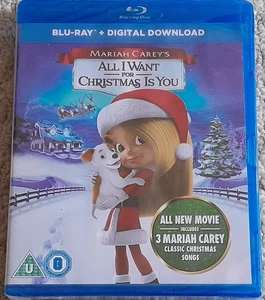 MARIAH CAREY'S ALL I WANT FOR CHRISTMAS IS YOU BLU-RAY NEW & SEALED   - Imagen 1 de 2