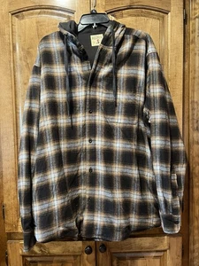 Cazadora con capucha Red Head para hombre marrón ombre con botones talla XL marrón - Imagen 1 de 9