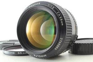 Tested [N MINT] MINOLTA MC ROKKOR PG 58mm F1.2 Prime MF Hawk Eye Lens MD JAPAN - Picture 1 of 11