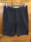 Vans Off The Wall Shorts Mens 28” Flat Front 10" Inseam Blue