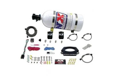Nitrous Express Chevy LS Fast 102mm Intake (50-400HP) Plate Kit w 10LB Bottle - Image 1 of 4
