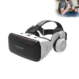 3D Virtual Reality Headset Glasses Smartphone Eye Protection Wide Viewing Angle - Picture 1 of 10