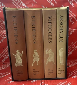 The Complete Greek Tragedies- 4 volume Set Sophocles Aeschylus Euripides 1958 59 - Picture 1 of 12