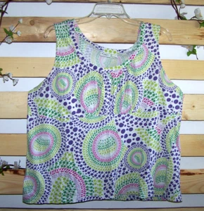 Cato Woman Plus Size 22/24 Women's Multicolored Tank Top - Picture 1 of 5