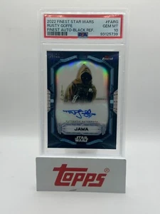 2022 Finest Star Wars Rusty Goffe /10 Finest Auto Black Refractor #FARG GM 10 - Picture 1 of 2