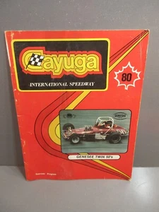 1980 Cayuga International Speedway Program - Bild 1 von 1