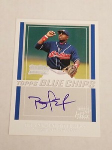 Brandon Phillips 2003 Team Topps Blue Chips Autograph Auto SP Cleveland Indians