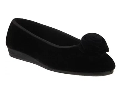 Zapatillas Textiles Flexus by Spring Step Roseloud Nuevas Sin Caja Negras EE. UU. Talla 9 Foto 1 de 4