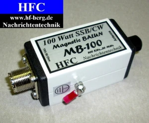 MB-100 Magnetic Balun, Langdrahtbalun 0,5-30 MHz,100 W - Picture 1 of 3