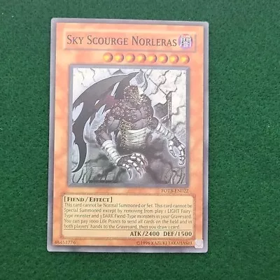 YuGiOh Sky Scourge Norleras FOTB-EN022 Ultimate Rare Unlimited Edition NM - Image 1 of 4