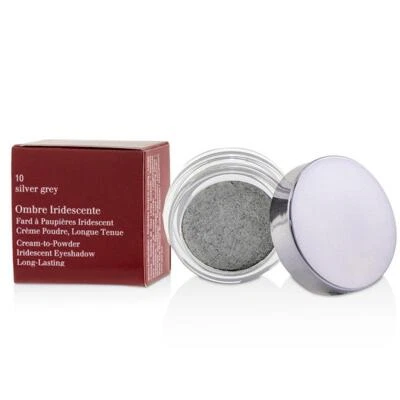 Clarins Cream to Powder Iridescent Eyeshadow 10 SILVER GREY .2oz NIB - Image 1 of 2