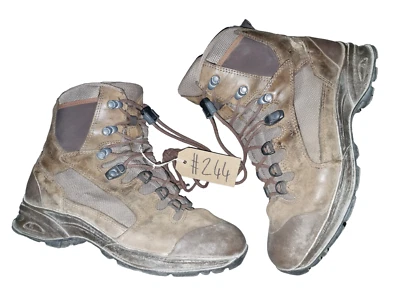 Haix Scout Bundeswehr braunes Leder GoreTex Vibram Sohle Stiefel Größe 8,5 UK #244 - Bild 1 von 4