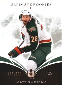 2010-11 Ultimate Collection Wild Hockey Card #81 Matt Kassian RC /399