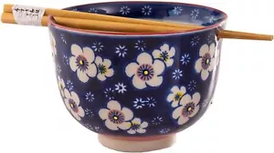 Urban Tokyo Handpainted Ceramic Glazed Japanese Ramen Udon Noodle Rice Bowl - Picture 1 of 1