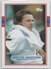 1989 Topps #153 Morten Anderson New Orleans Saints Hof Michigan State