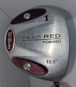 Wilson Mens Deep Red Forged 1 Tee/FairwayDriver RH 44” 10.5 Mens Flex Used - Picture 1 of 7