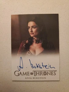 2017 Ania Bukstein Game of Thrones as Kinvara Autograph Card Au Signed Auto - Picture 1 of 2