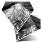 2 x Diamond Stickers 10 cm  - Mount Jefferson Oregon Mountain  #21113
