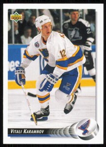 1992 Upper Deck #510 Vitali Karamnov  NM