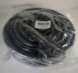 3/8" ID x 1/2" OD x 100 pies - Tubo de vinilo PVC flexible negro - Libre de BPA - Imagen 1 de 3