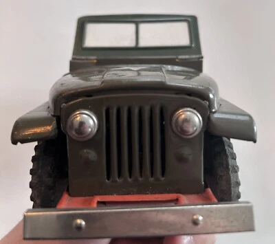 Jeep Cragstan años 50 de fricción de hojalata (leer descripción) Foto 1 de 4