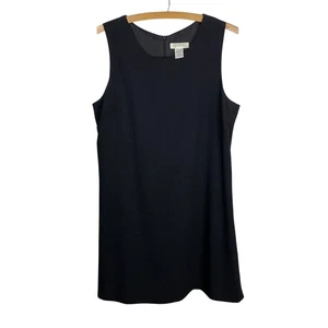 Express Vintage 90s Black Sleeveless Knee-Length  A-Line Shift Dress Size 11/12 - Picture 1 of 4