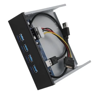 USB Front Panel CD ROM Driver Hub PCI-E To 4 Interfaces USB3.0 CB - Afbeelding 1 van 7