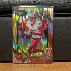 Ammortizzatore Prizm 2024 Select Jayden Daniels RC Club Level Rosso Giallo #217 Commanders  - Foto 1 di 2