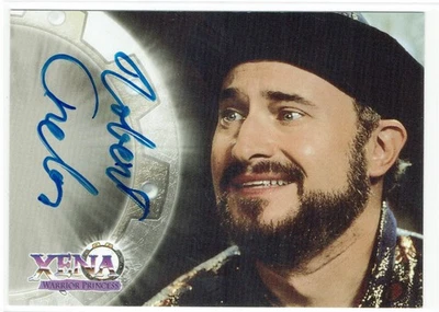 Xena Warrior Princess Series Season 2 Autograph A9 Robert Trebor as Salmoneus - Image 1 of 2