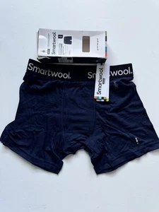 NWT Smartwool Men’s Merino Boxer Briefs Black Size Small MSRP $50 - Bild 1 von 3