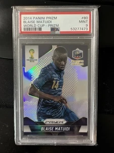 BLAISE MATUIDI 2014 World Cup Prizm Silver Parallel #80 PSA 9 AN - Picture 1 of 1