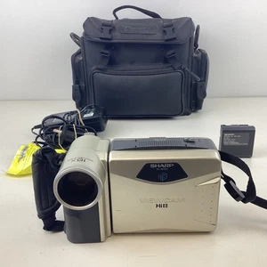 Sharp Viewcam Hi8 Camcorder VL-AH30 (Working) W/ AC Adaptor & Bag (P8) S#542 - Picture 1 of 9