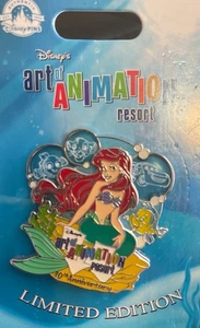 LE Ariel Art of Animation Resort 10th Anniversary Mcqueen Simba Nemo Disney Pin - Picture 1 of 3