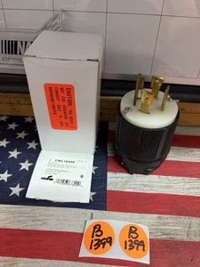 Enchufe COOPER CWL1830P H/L: 4PAW / 30A / 120/208V 3PH W B & W NUEVO - Imagen 1 de 8