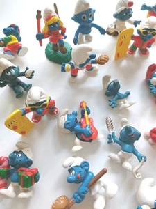 48x Schlümpfe - Schlumpf Konvolut / Sammlung • Vintage Sammlung - Gratis Versand - Bild 1 von 10