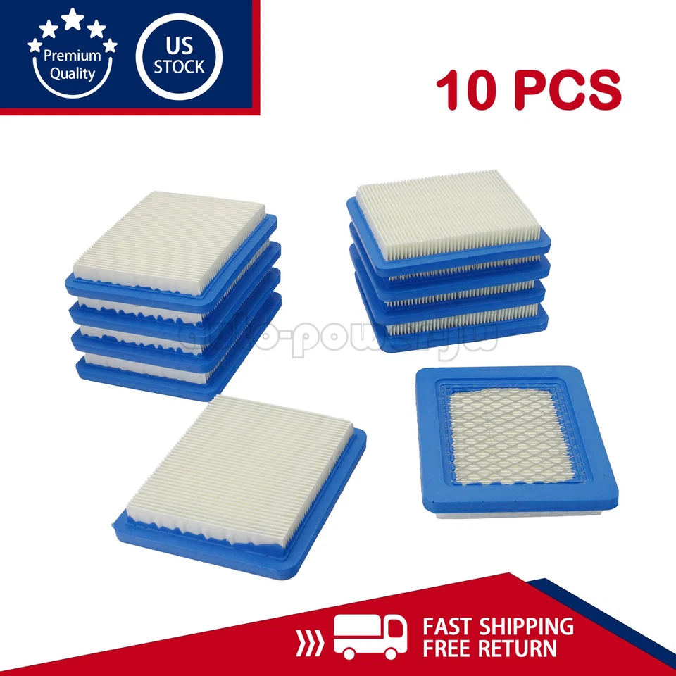 10PCS Air Filter 491588 399959 For Briggs&Stratton Lawn Mower Filters H/P