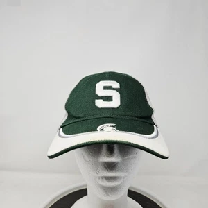 Vintage Michigan State Spartans Y2K Style Strapback Hat NCAA FAST SHIPPING - Picture 1 of 7