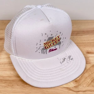 Vintage Signed Mickey Gilley Theatre Snapback Hat 1994 90s Country Music Legend - Picture 1 of 12