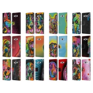 OFFICIAL DEAN RUSSO DOGS LEATHER BOOK WALLET CASE COVER FOR SAMSUNG PHONES 3 - Picture 1 of 18