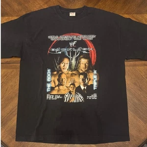 Vintage WWF Backlash 2000 Championship Title Match T-Shirt XXL Black Wrestling | - Bild 1 von 5