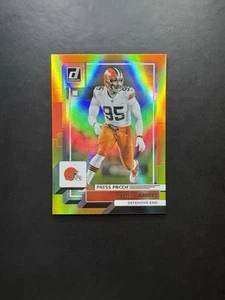 2022 Panini Donruss - Myles Garrett #212 - Press Proof Premium - Picture 1 of 2