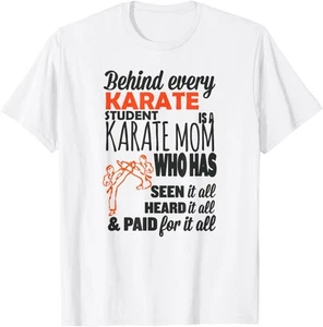 Karate Mom T-Shirt Hoodie - Picture 1 of 5